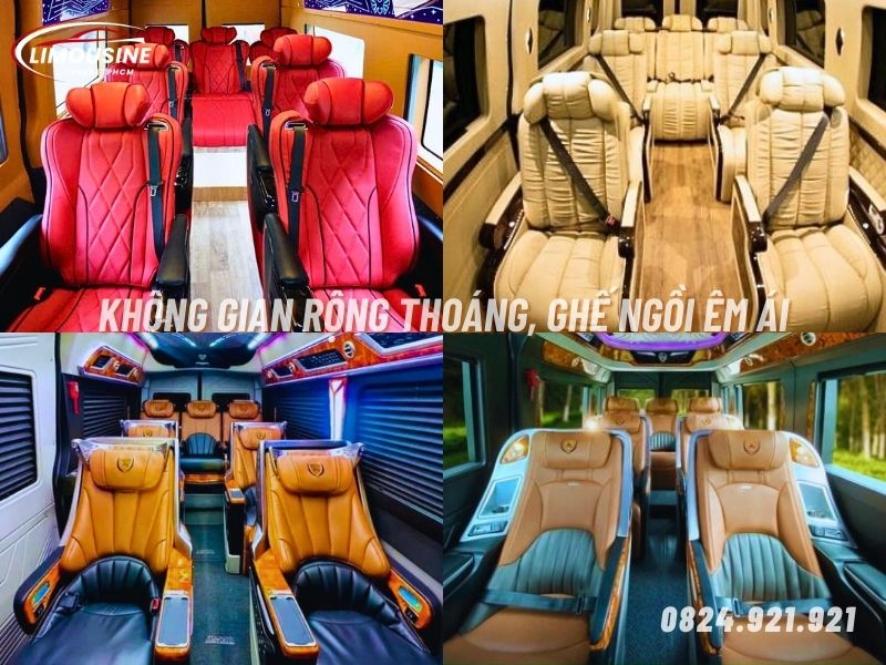 Thuê xe Limousine 16 chỗ tại Bình Dương