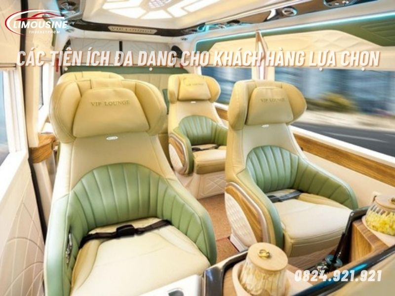 Thuê xe Limousine 16 chỗ tại Bình Dương