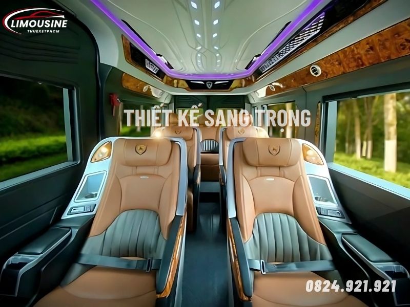 Thuê xe Limousine 16 chỗ tại Hồ Chí Minh (2)