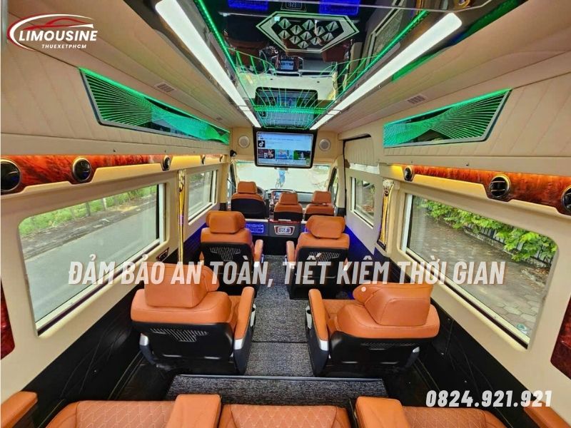 thuê xe Limousine 29 chỗ tại Bình Dương