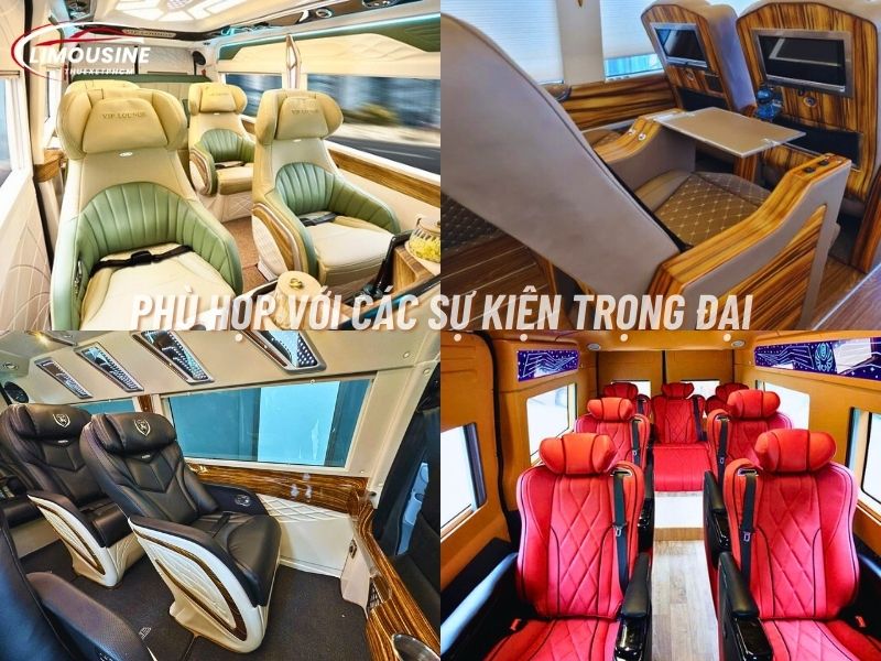 thuê xe Limousine 29 chỗ tại Bình Dương