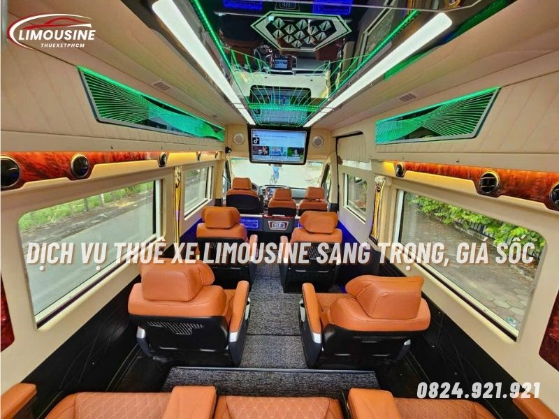 thuê xe limousine 29 chỗ tại hồ chí minh