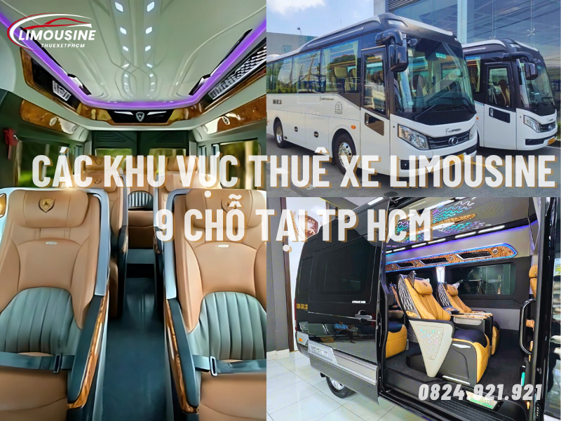 Đăng ký thuê xe limousine 9 chỗ tại TP.HCM