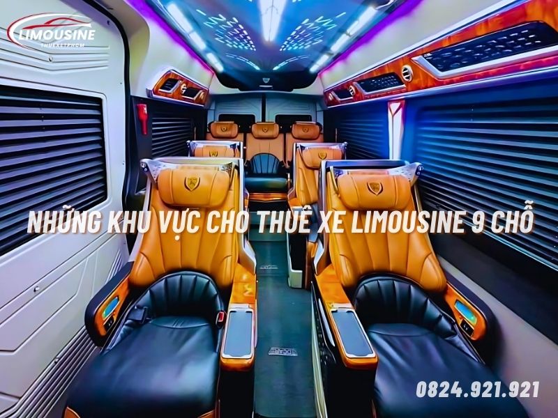 thuê xe limousine 9 chỗ tại bến lức