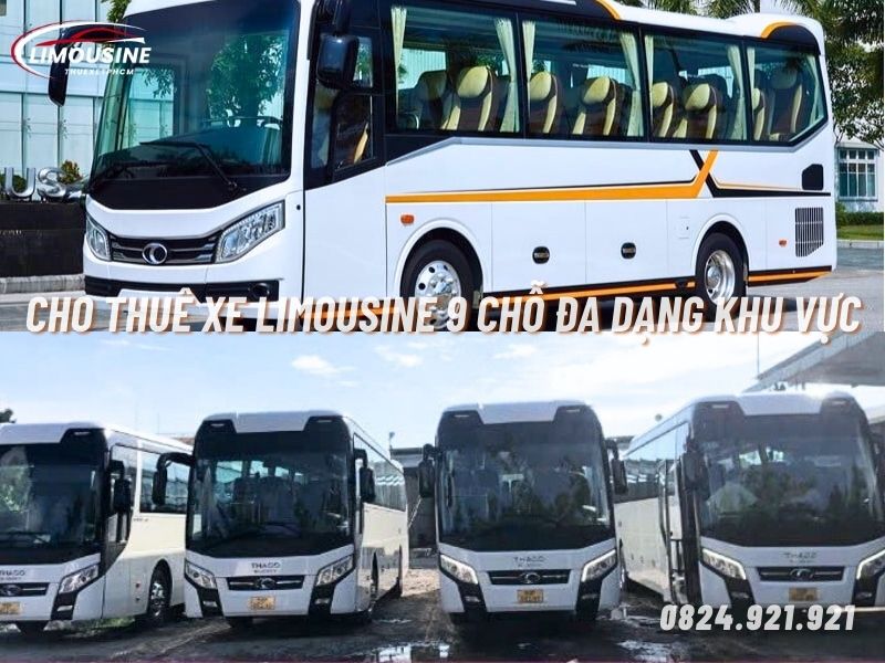 thuê xe limousine 9 chỗ tại đức huệ