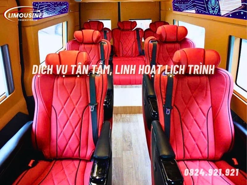 thuê xe limousine 9 chỗ tại gò vấp