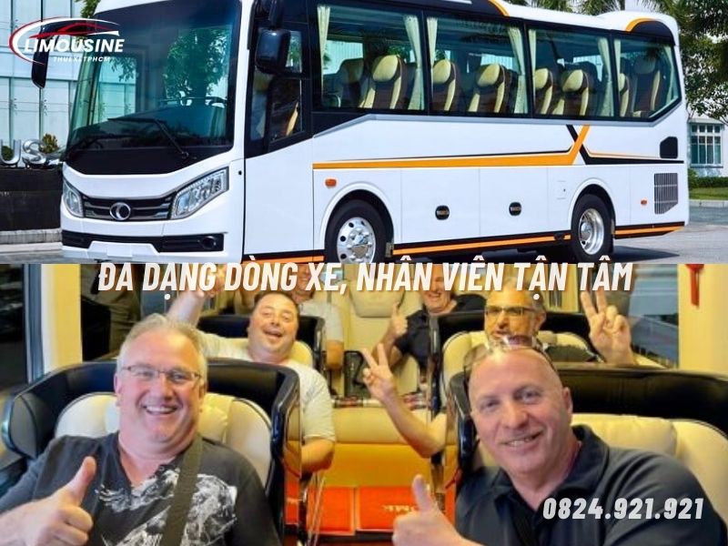 thuê xe limousine 9 chỗ tại nhà bè