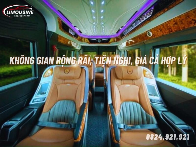 thuê xe limousine 9 chỗ tại nhà bè