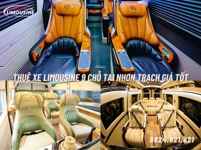 thuê xe limousine 9 chỗ tại nhơn trạch