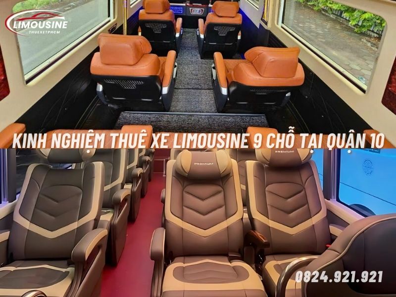 thuê xe limousine 9 chỗ tại quận 10