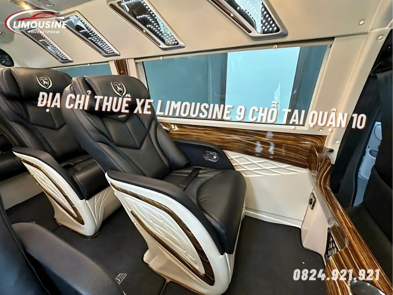 thuê xe limousine 9 chỗ tại quận 10