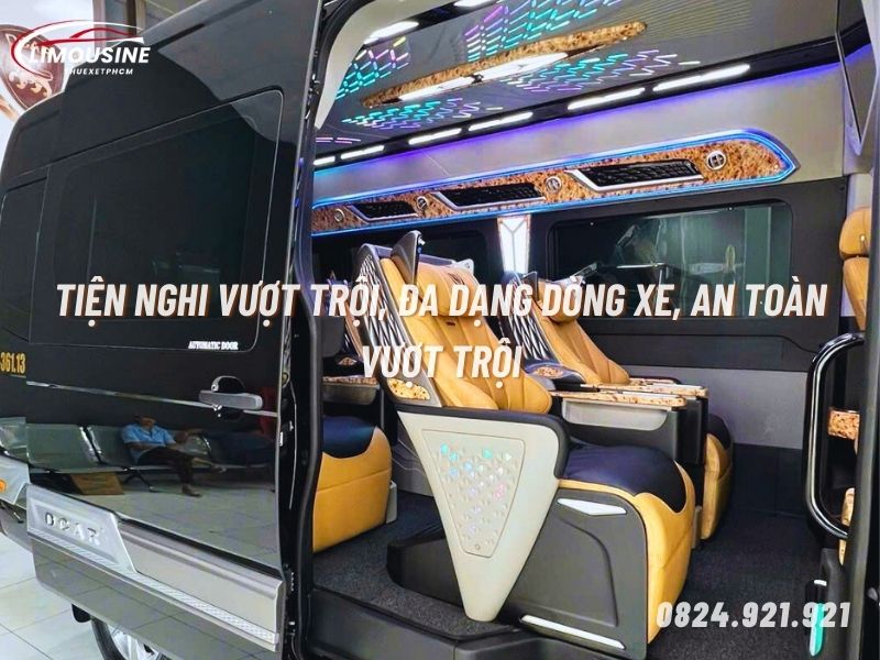 thuê xe limousine 9 chỗ tại quận 11