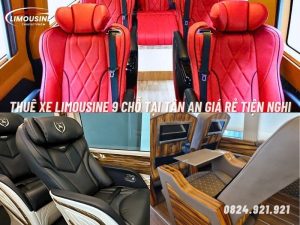 thuê xe limousine 9 chỗ tại tân an