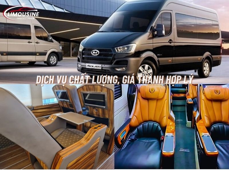 thuê xe limousine 9 chỗ tại tân an